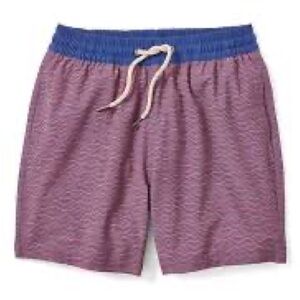Fair Harbor Kids Swim Trunks - Blue and Purple